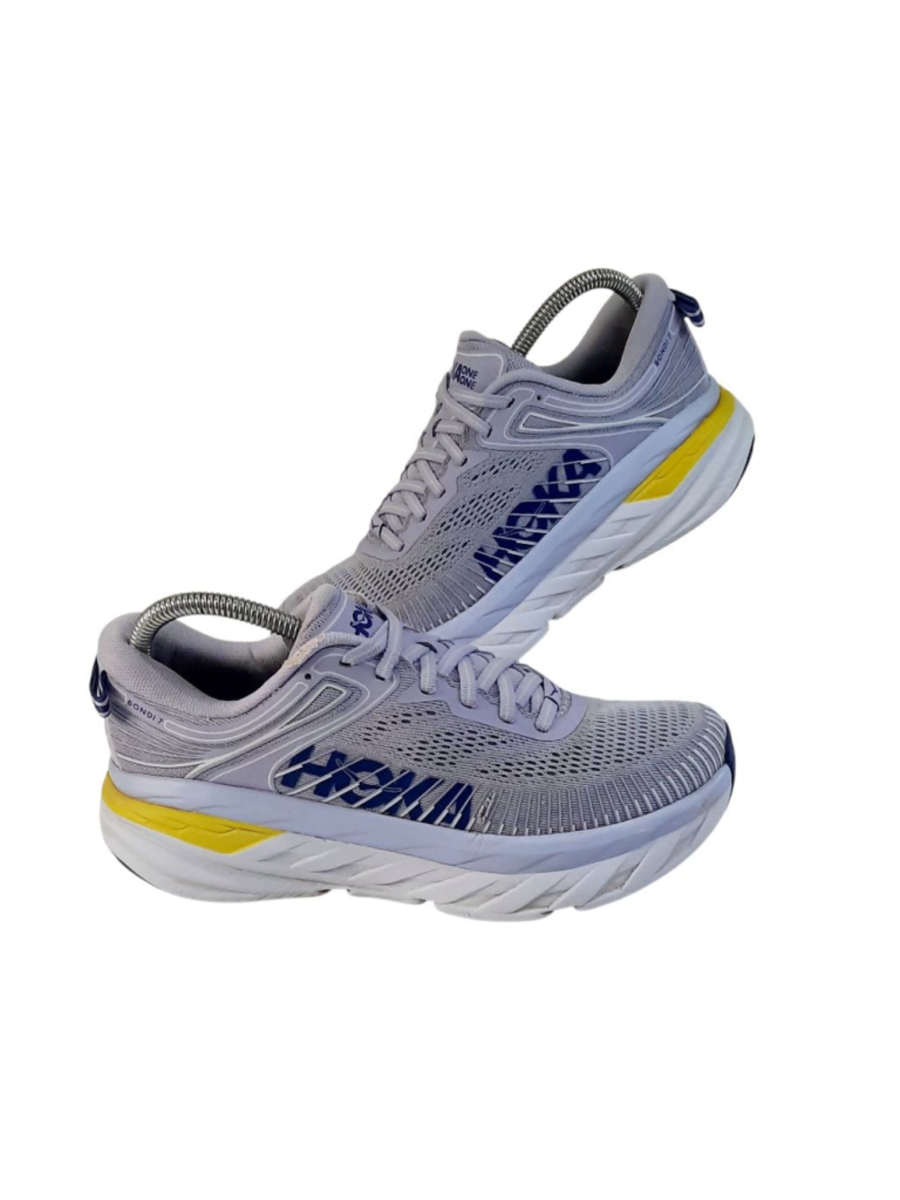 Hoka One One Bondi 7 Women's running shoes-Purple Heather/ Clematis Blue sz 6.5